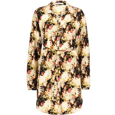 Tunic Jolie Black Blooming print