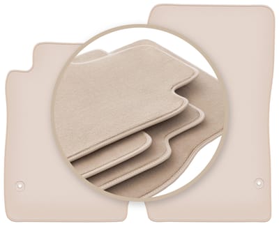 PREMIUM beige vloermatten voor: Mercedes SLK R171 coupé 2004-2011