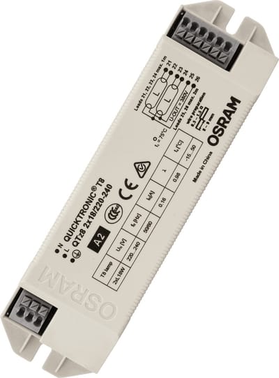 OP=OP Osram Quicktronic QTz8 2x18 | Voorschakelapparaat | 150x40x28 mm
