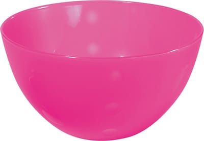 Juypal Serveerschaal/slakom - fuchsia roze - 5 liter - kunststof - D26 x H14 cm