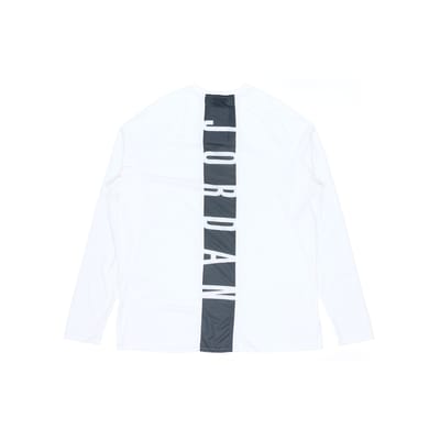 Jordan 23 Alpha Dri-Fit Bedrukt T-shirt met Lange Mouwen Heren Tops Wit 926437-100 XXXL white