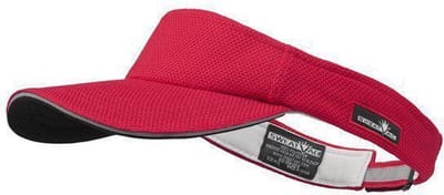 Sweatvac Endurance Visor Rood
