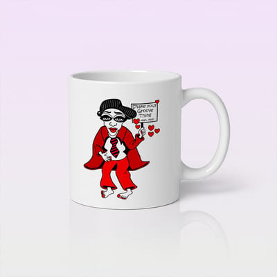 Shake Your Groove Thing Mok 330ml – Funky Retro Dans Koffiemok – Grappig Cadeau voor Muziek- en Discogekken
