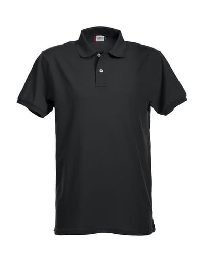 Clique Stretch Premium Polo 028240 - Zwart - S