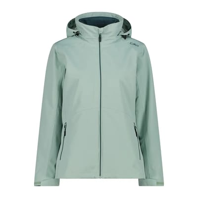 Cmp Zip Hood Detachable Inner 32z1436d Afneembare Jas Groen S Vrouw