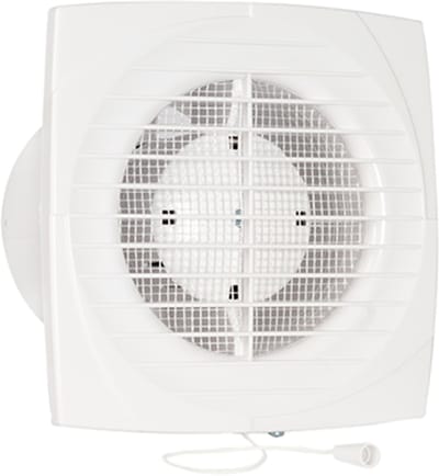 Badkamer-/ toiletventilator DVT 100 wit