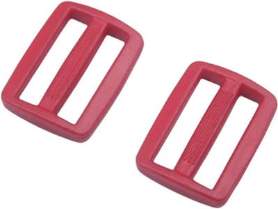 Plastic gesp - 14 millimeter - 10 Stuks - paracord armband - paracord armband survival - Wijn Rood