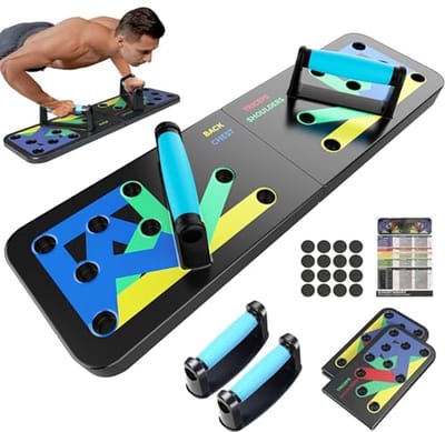 28-in-1 Push Up Board voor Thuis Fitness - Draagbaar en Compact