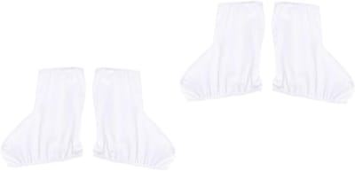 Schaats Schoenenhoezen - Schoenbeschermers - Schaatsen Beschermen - Absorbeert Vocht - Maat L - Wit