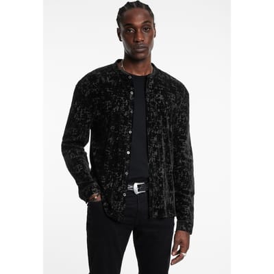 John Varvatos Valenca Regular Fit Ls Banana Stand Coll Black Size: S | Formal Shirts Outlet | Heren | Zwart