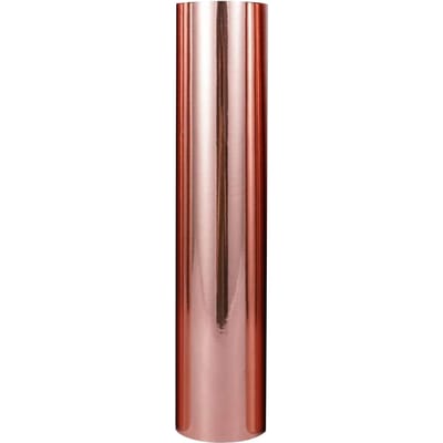 Feuille de vinyle adhésif 30 x 100 cm/12 x 40 pouces, film vinyle PVC facile à couper et à déchirer, compatible avec Cricut rose vif
