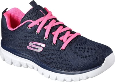 Skechers Sport GRACEFUL GET CONNECTED WIDE FIT Sneakers Dames 12615 Blauw