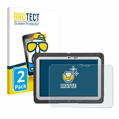 BROTECT - Screenprotector voor Panasonic Toughbook CF-20 MK2 - Folie Beschermfolie matte 2 Stuks