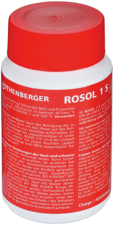 ROTHENBERGER Soldeerpasta voor fittingen ROSOL 1S, 250g - 45220