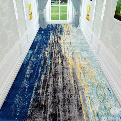 Aanpasbaar Modern Hal Tapijt Grote Oppervlakte Decoratie Huis Hal Trap Gang Loper Balkon Lange Gang Doorgang Antislip Mat Customized size
