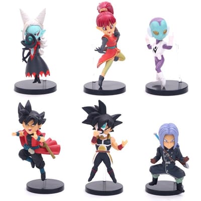 Dragon Ball Z Super Saiyan Son Goku Anime Figuur Son Gohan Vegeta Broly Piccolo Majin Buu Set Actie Figuur Model Cadeaus Speelgoed NO BOX gray