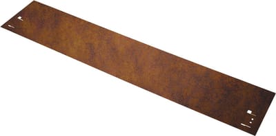 Bordure acier Corten 70cm pelouse, 13,5-18,5cm haut, galvanisé, cadre jardin massif marron