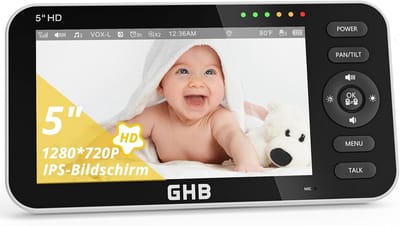 Babyfoon Scherm - Monitor Display - Kind Bewaken - Specifiek Model - 5 Inch - Zwart