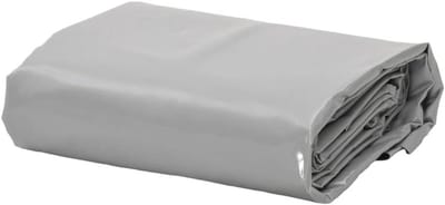 Dekzeil - Afdekzeil Tuinzeil - Bescherming Tegen Weer - Canvas met PVC-coating - 4 x 7 m - Grijs