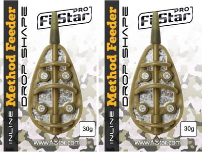 Complete Inline Method Feeder Set voor Karpervissen met Anti-Klit Wartels en Lood