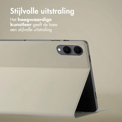 Accezz Tablet Hoes - Geschikt voor Samsung Galaxy Tab S11 Ultra - Classic Tablet Case - Grijs