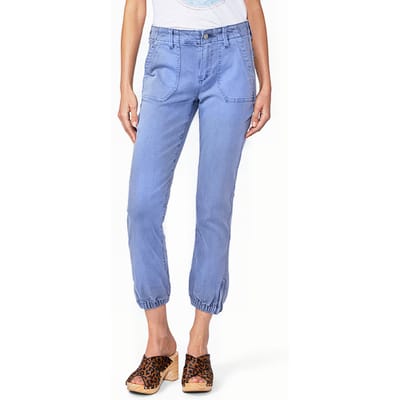 PAIGE Mayslie Jogger Vintage Flint Blue Size: W24 | Slim Outlet | Dames | Blauw