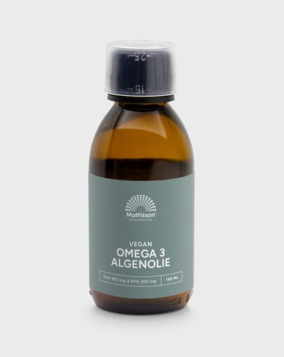 Mattisson - Vegan Algenolie Vloeibaar 1200mg - Omega 3 - 150 ml