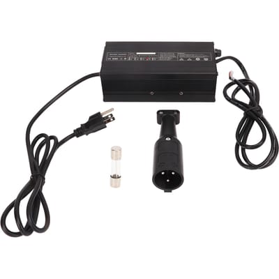48V 5A Golfkar Acculader 110 tot 3-pins Ronde Stekker Kleurrijk Stroomdisplay Vervanging voor TXT Textron