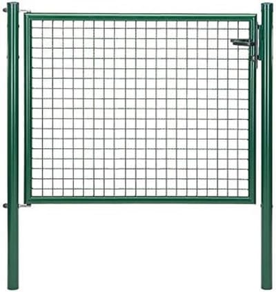 Enkel tuindeur Groen 125 cm x 100 cm Inclusief Montage Accessoires