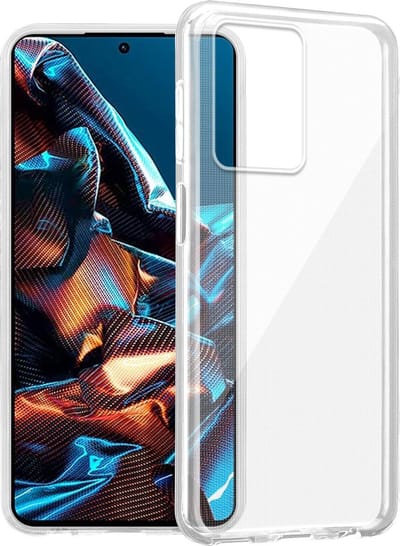 Cadorabo Hoesje geschikt voor Redmi Note 12 Pro 5G in VOLLEDIG TRANSPARANT - Beschermhoes gemaakt van flexibel TPU Silicone Case Cover