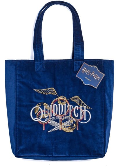 The Carat Shop - Harry Potter – The Wand – Katoenfluweel luxe Tote Bag - Strandtas - Boodschappentas