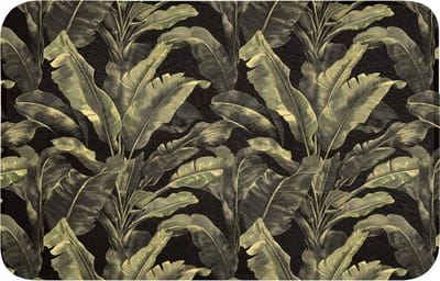 Badmat 80x50 cm - Antislip - Botanisch - Bladeren - Groen - Badmatten voor badkamer - Badkamermat - Douchemat - Badkamer mat