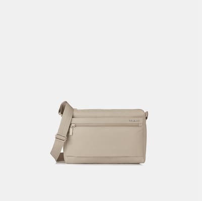 Hedgren Eye Medium Dames Crossbodytas met RFID-bescherming – Middelgroot – Cashmere Beige