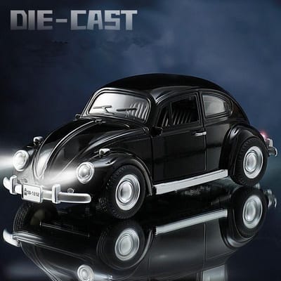 1:18 Kevers Lichtmetalen Auto Model Diecasts Metaal Klassieke Voertuigen Auto Model Hoge Simulatie Geluid Licht Verzameling Kinder Speelgoed Cadeau
