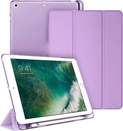 Hoes geschikt voor iPad 9.7 2018 2017 6e 5e generatie Hoesje Smart Case Cover Draaibaar