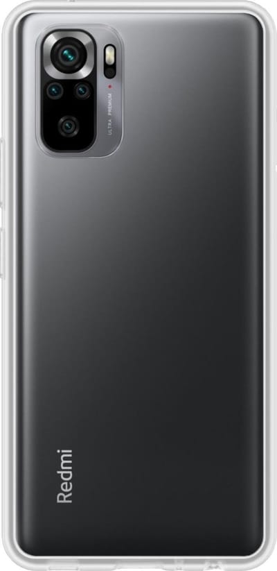 Hoes - Geschikt voor Xiaomi Redmi Note 10S - Sterk & Shockproof - Hoesje Cover - Siliconen Case - Transparant