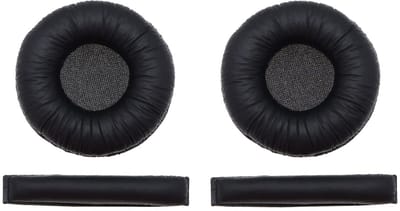 Dailygoody - Oorkussens - Hoofdbandpads - Zelfklevend - Zwart - Compatibel met Sennheiser PX100 PX200 - Oorkussens voor hoofdtelefoon - Zwart