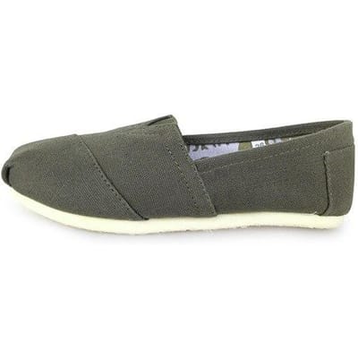 Unisex Klassieke Comfortabele Canvas Schoenen Lente en Zomer Hoge Kwaliteit Casual Ademende Platte Schoenen Heren Canvas Schoenen 44 legergroene kleur