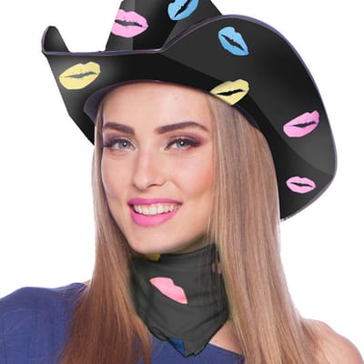 Zwart Sjaaltje Lippen