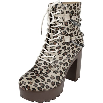 Rock Rebel by EMP - Rock Hoge hak - Laarzen met hoge hakken en luipaardprint - EU40 - voor Vrouwen - luipaard