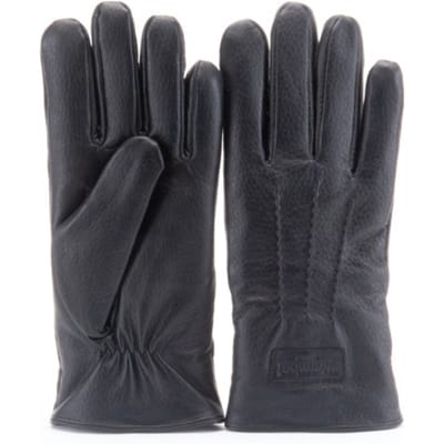 Warmbat Glove men goat leather black heren handchoenen
