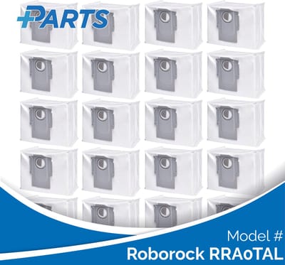 Roborock RRA0TAL Stofzakken (20 Stuks, Plus.Parts® alternatief voor 8.02.0132)