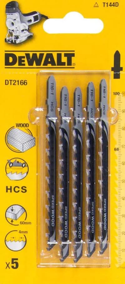 DeWalt DT2166-QZ - Lintzaagblad - HCS - 100mm - Voor hout en kunststof