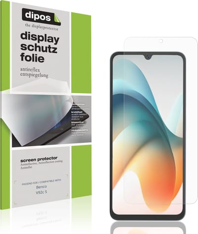 dipos – 4x Matte Beschermfolie geschikt voor Benco V92c S | Krasbestendige & antireflecterende Screenprotector Ultra-Thin