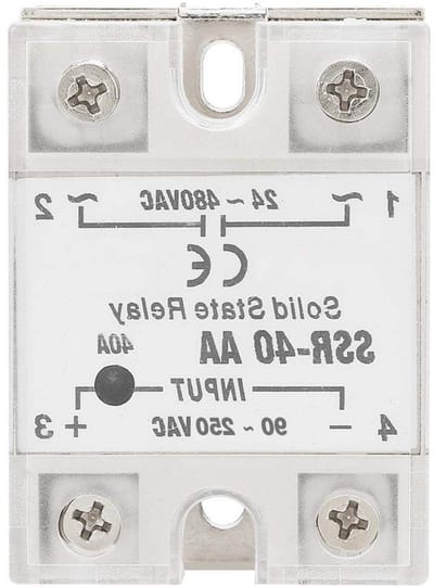 Solid State Relay Module 40A voor AC-toepassingen, 90-250V AC Ingang en 24-480V AC Uitgang, Betrouwbaar en Duurzaam met LED Indicator