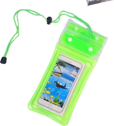 Bovista Waterdichte Telefoonhoesjes - Waterdicht Telefoonzakje - Waterproof Festival Opbergtasje - Documententasje - Waterbestendig - Groen