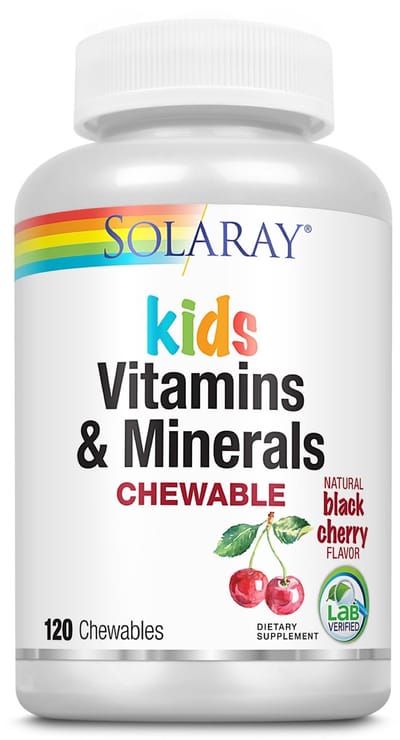 Solaray Kids Multivitamine - 120 kauwtabletten