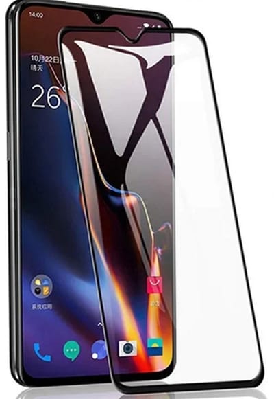 DrPhone Oneplus 6T Glas - Tempered Glass 3D – Volledige Dekking - Schermbeschermer - Gehard Glas
