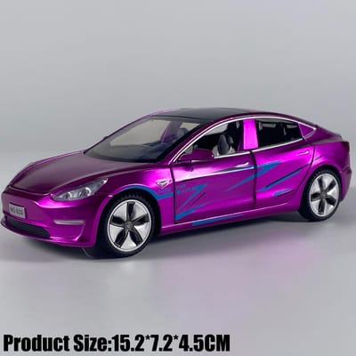 1:32 Model 3 Middenklasse Luxe Sedan Legering Metaal Diecast Modelauto Simulatie Voertuig Huis Trendy Ornamenten & Slaapkamer Bureau Cadeau