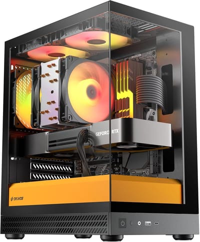 Micro ATX Computer Case - PC Behuizing Mini-Tower - PC Bouwen - Gehard Glas Panelen - 309 mm GPU Lengte